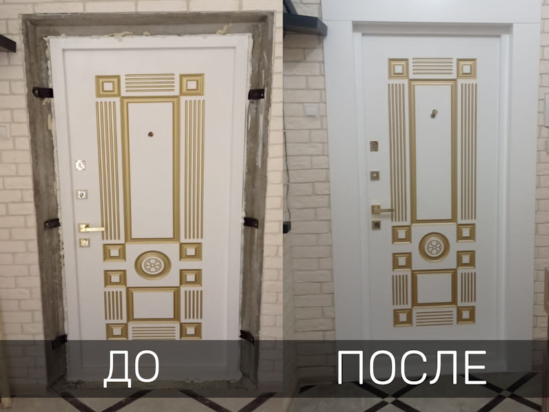 ремонт металлических дверей
