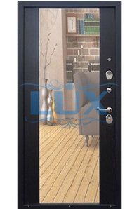 металлическая дверь с зеркалом внутри для квартиры