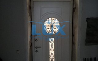 металлическая дверь с МДФ вид внутри