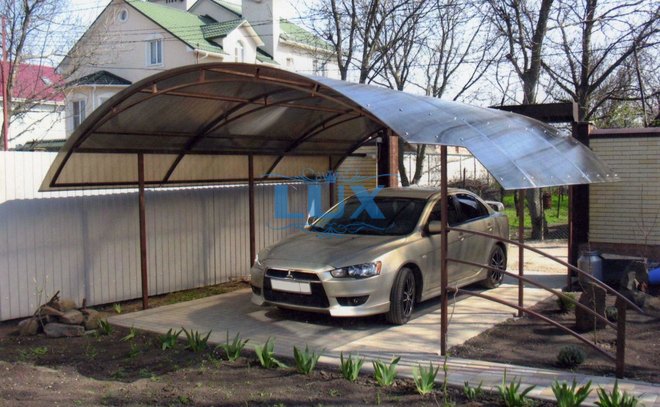 навес для пркавки автомобиля